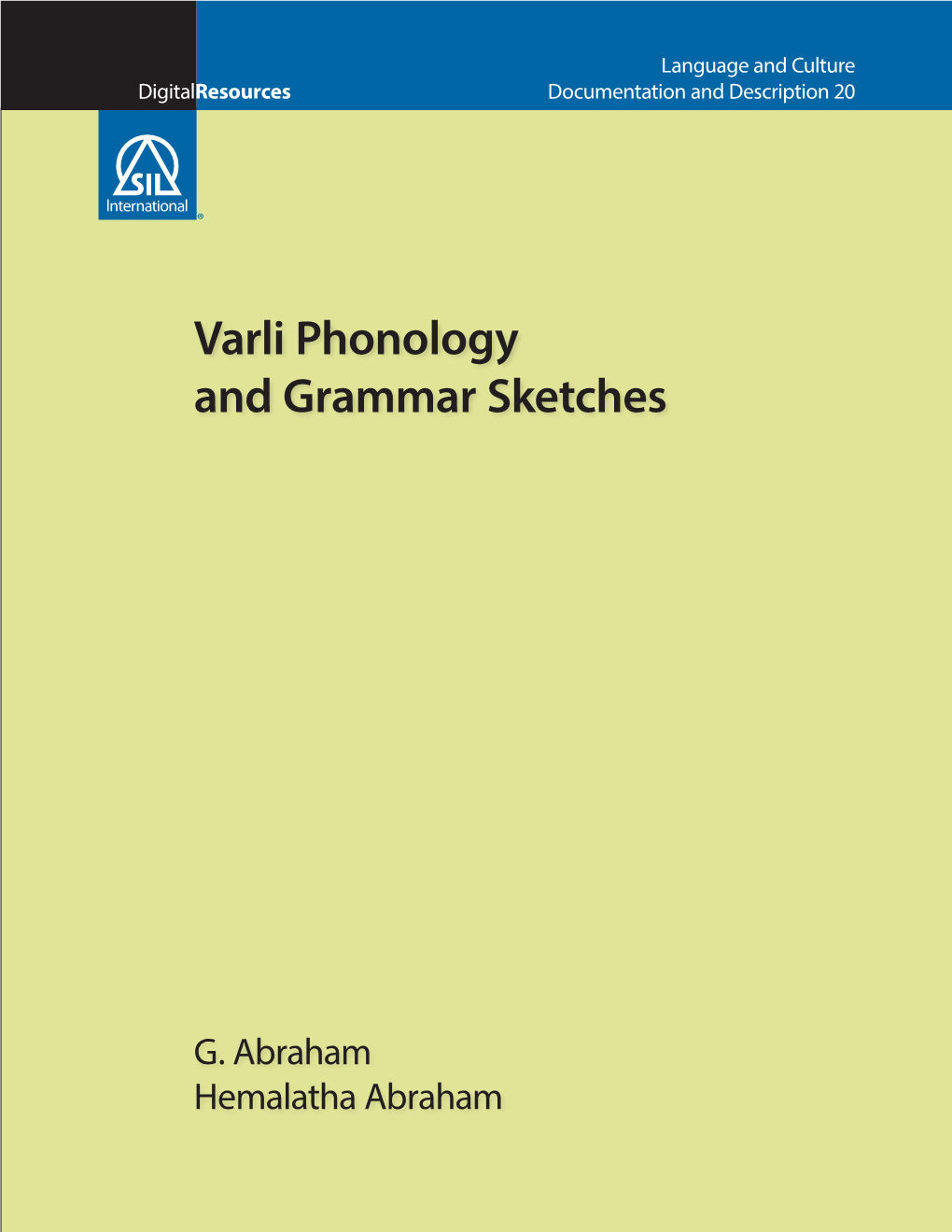 Varli Phonological and Grammar