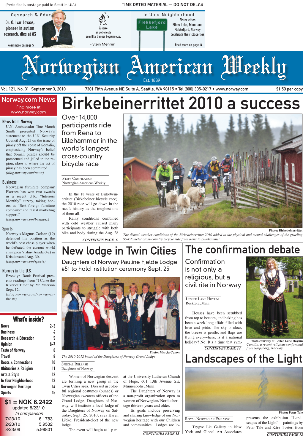 Birkebeinerrittet 2010 a Success Over 14,000 News from Norway U.N