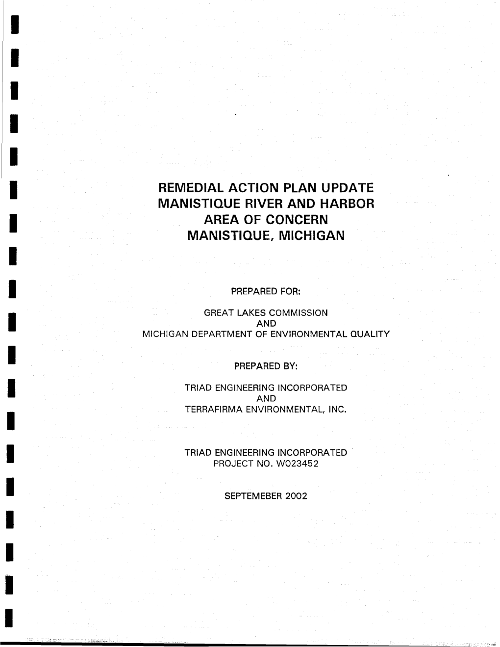 The Manistique River AOC 2002 RAP Update (PDF)