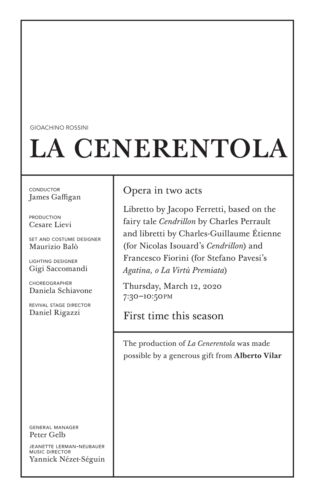 La Cenerentola