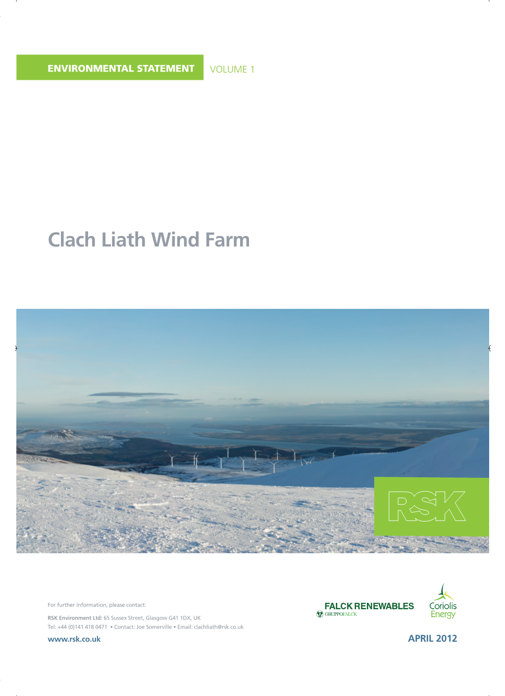 Clach Liath Wind Farm