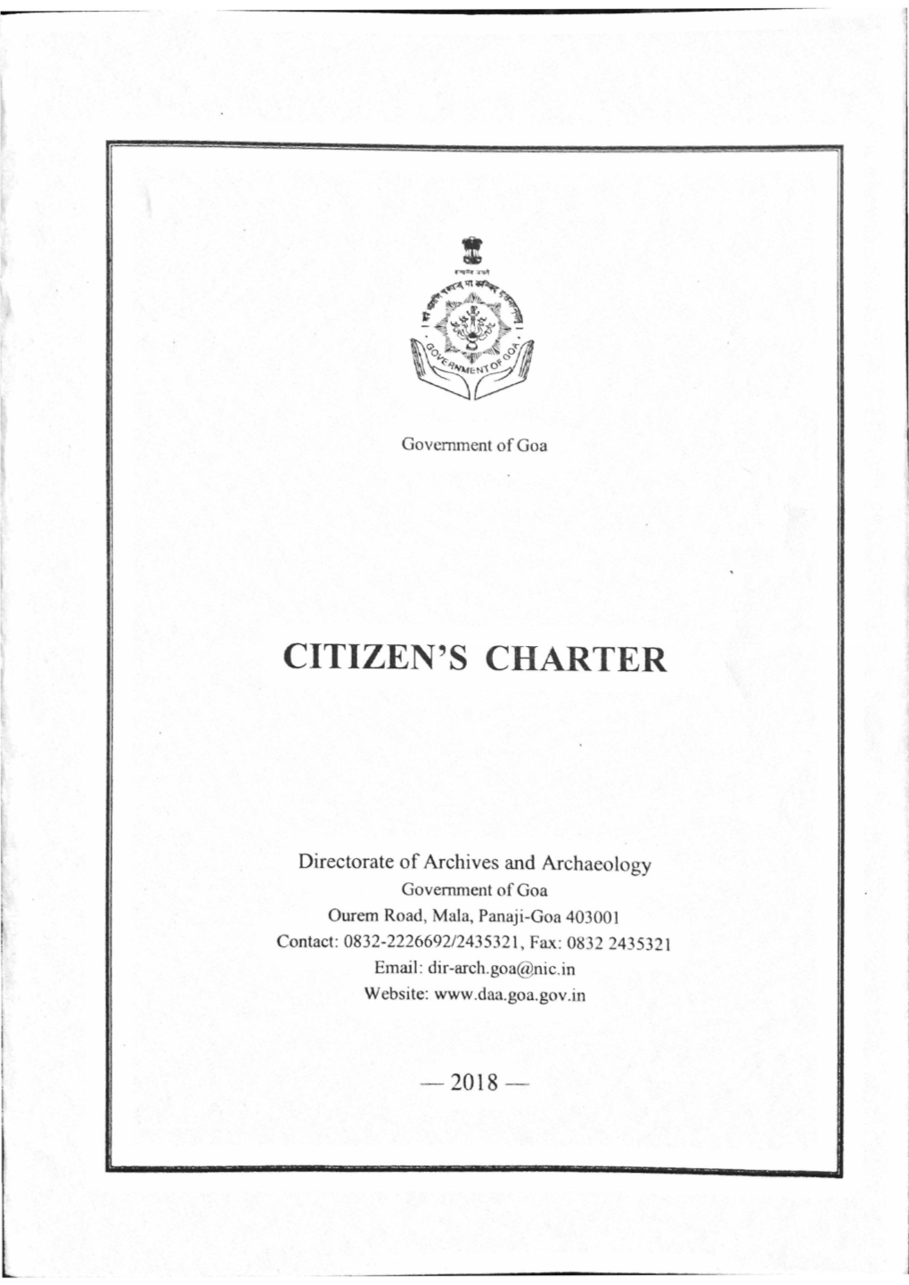 Citizen's Charter