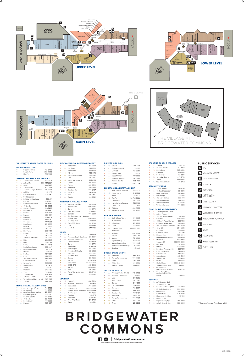 47X69 Bridgewater Commons Directory-Nov2020v2