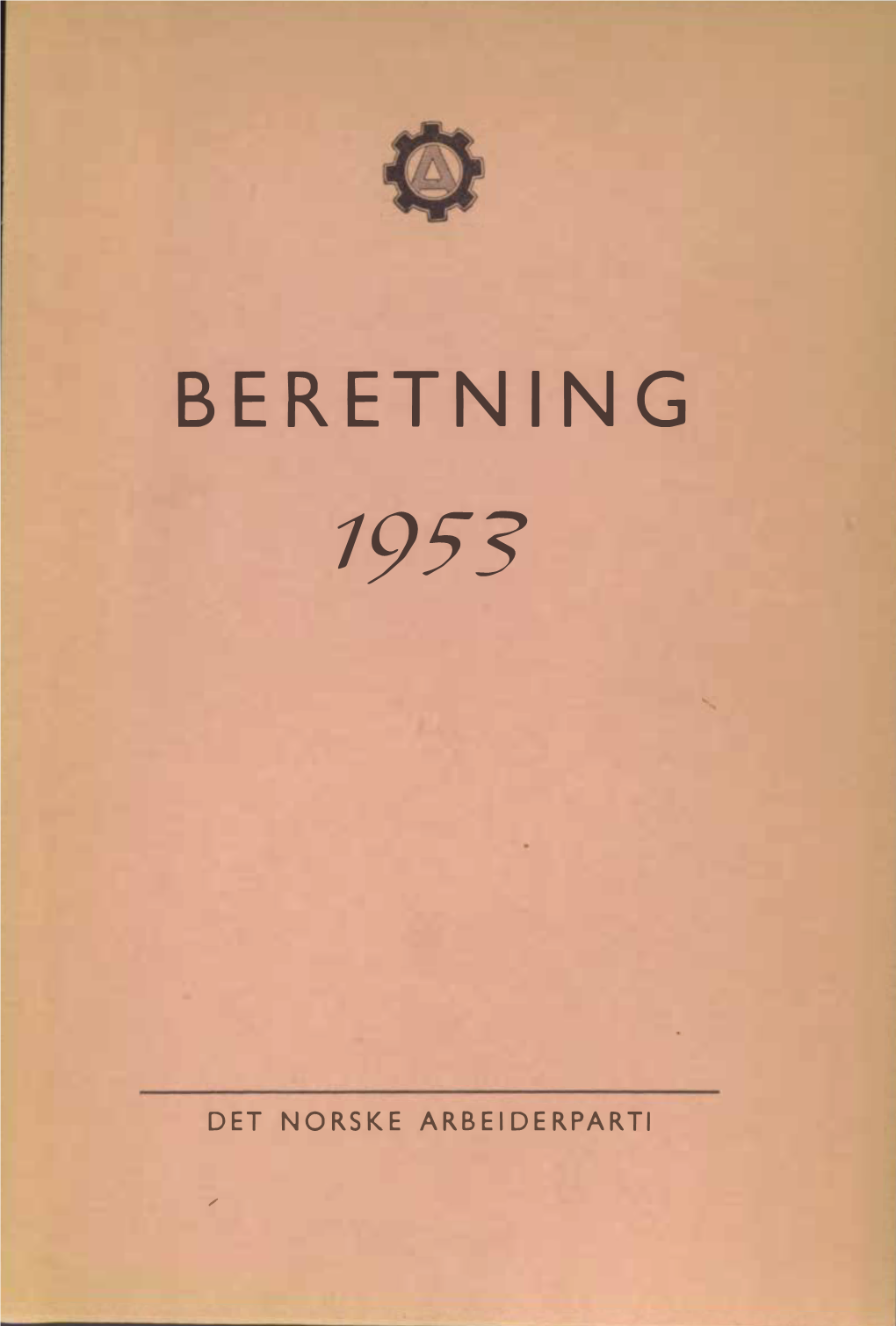Beretning 1953