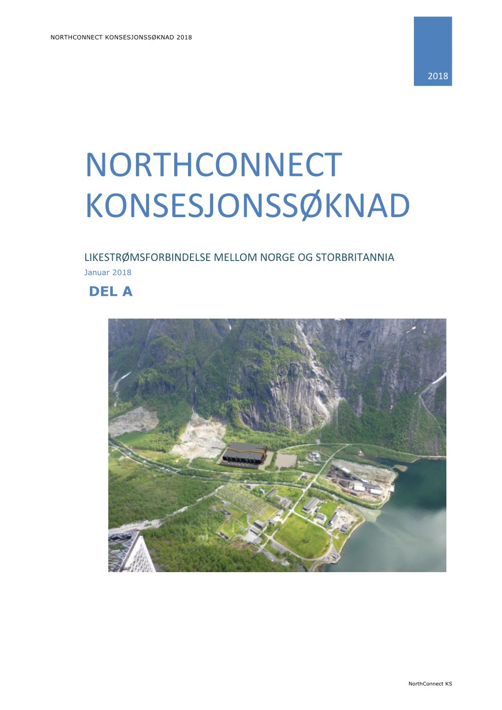 Northconnect Konsesjonssøknad 2018