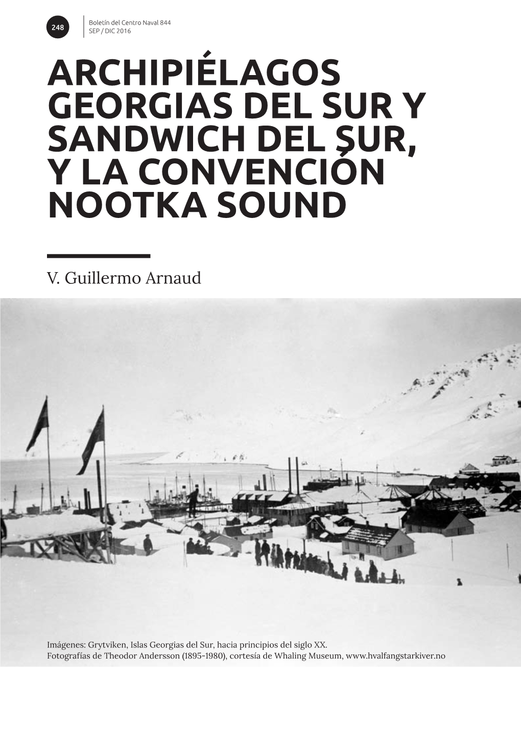 Archipiélagos Georgias Del Sur Y Sandwich Del Sur, Y La Convención Nootka Sound