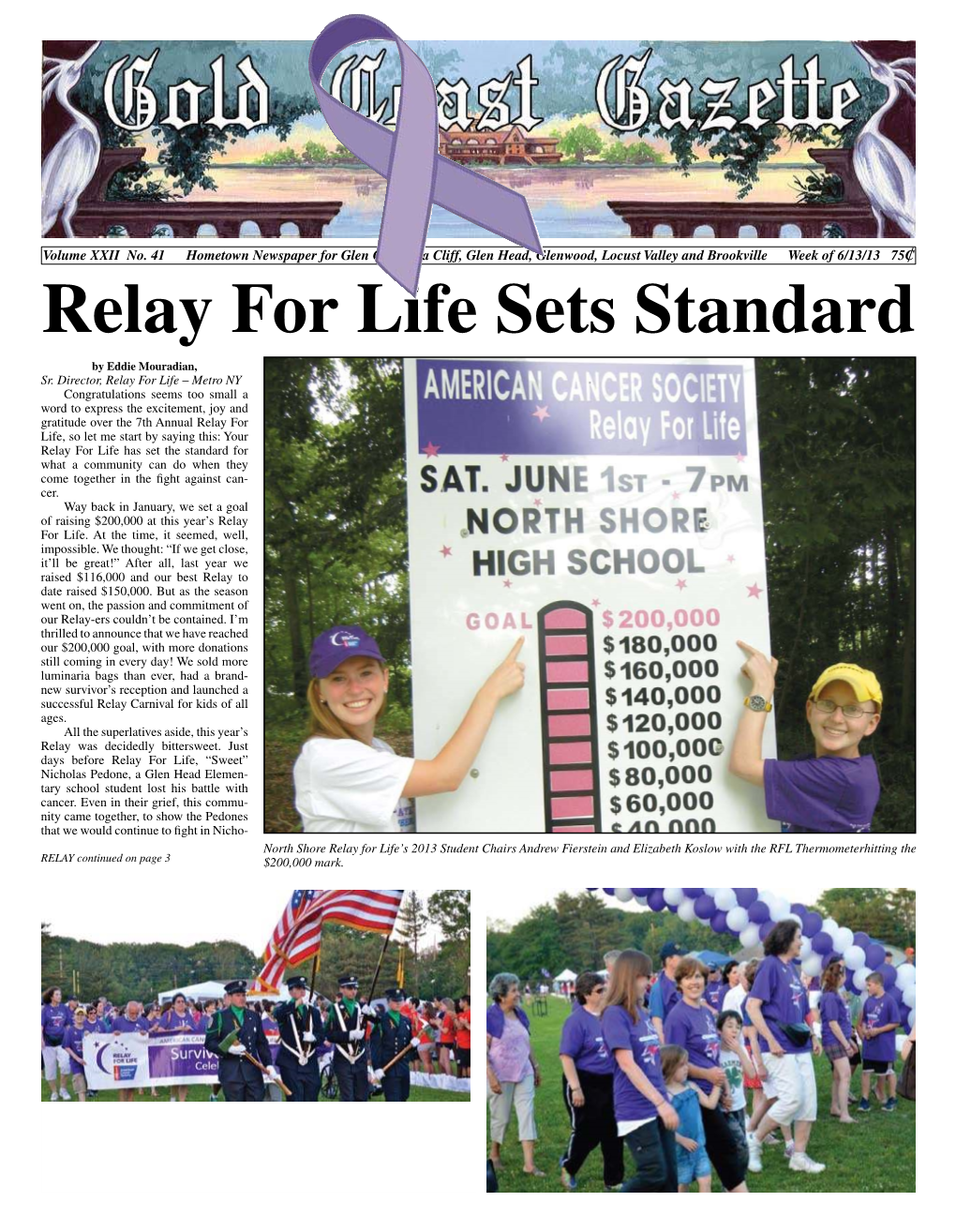 Relay for Life Sets Standard