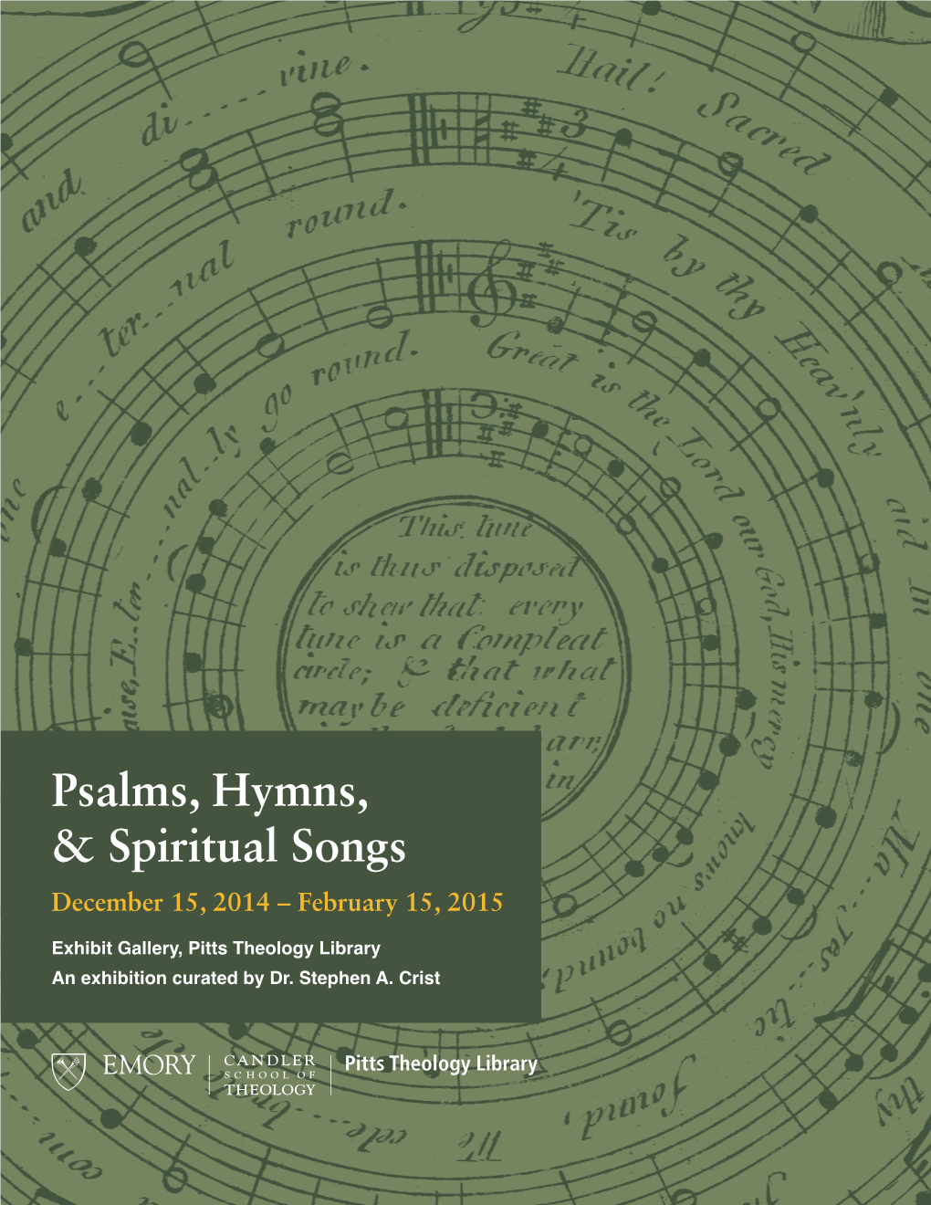 Psalms, Hymns, & Spiritual Songs