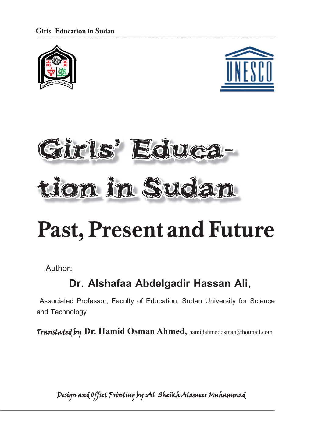 Girls' Educa- Tion in Sudan