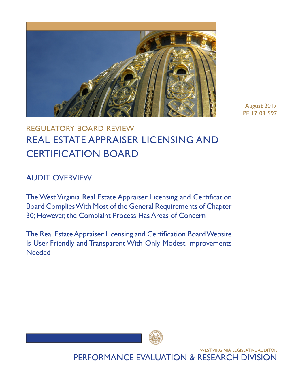 Real Estate Appraiser Licensing and Certification Board