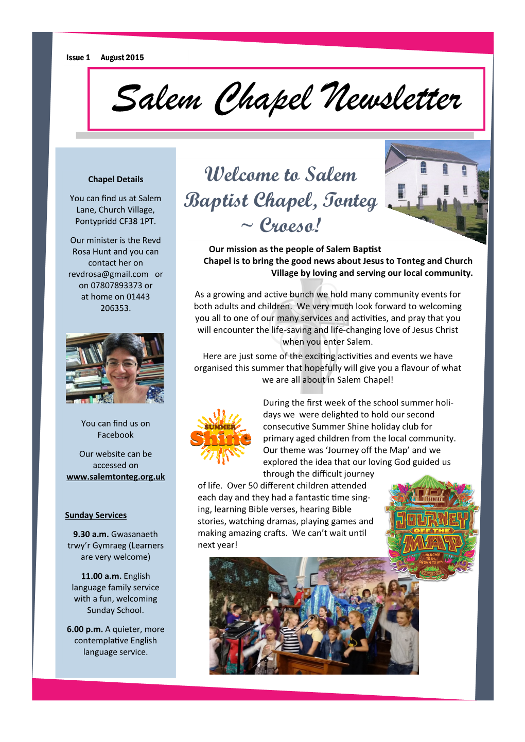 Salem Chapel Newsletter