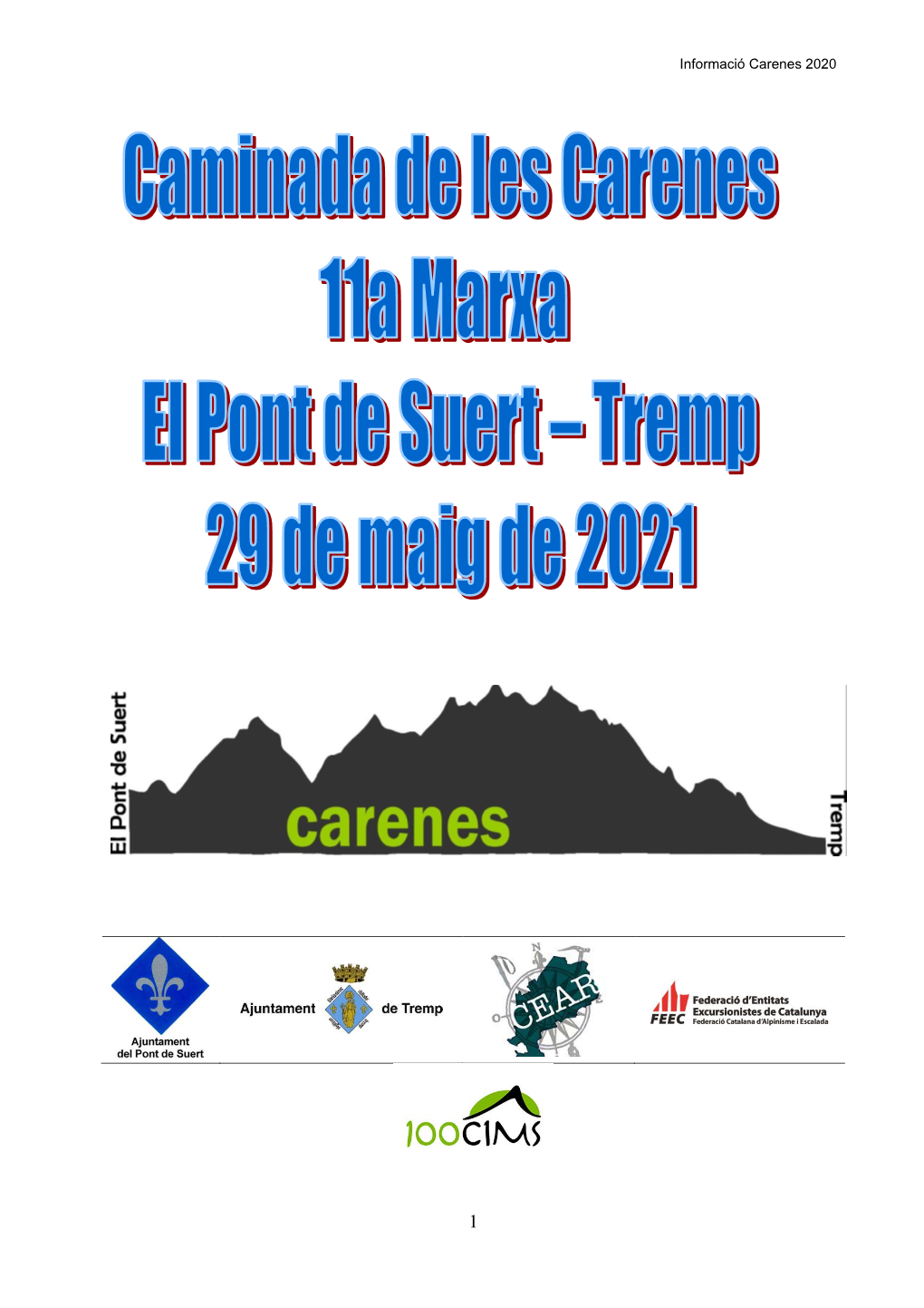 Carenes 2021-Informació Caminada.Pdf