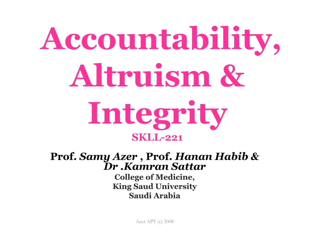 2-ACCOUNTABILITY Altruism and Integrity.Pdf