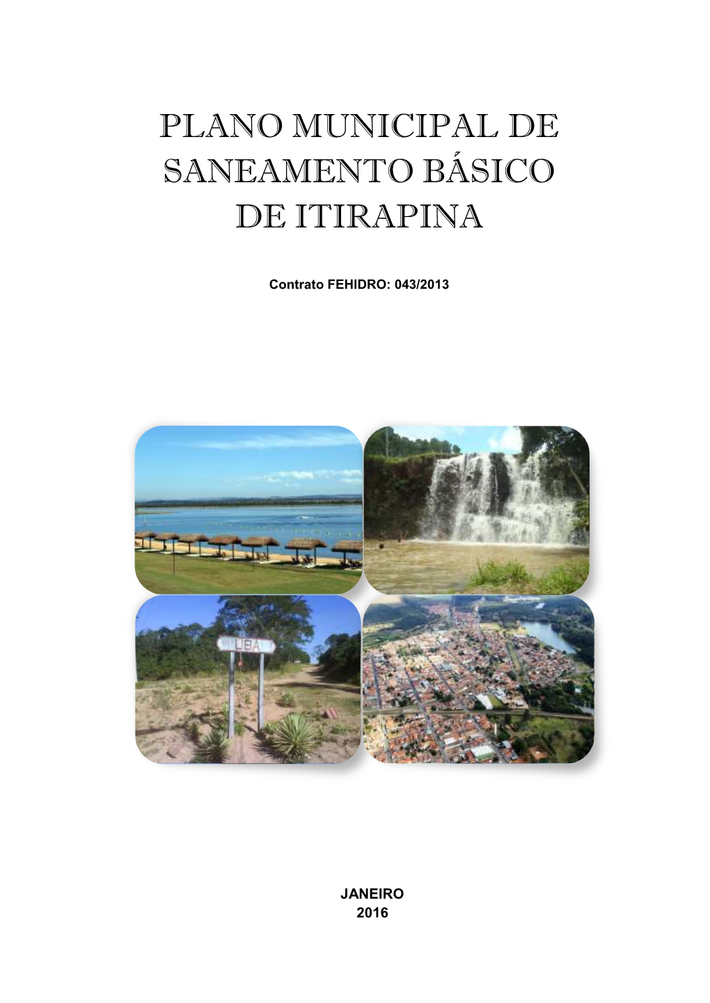 Plano Municipal De Saneamento Básico De Itirapina