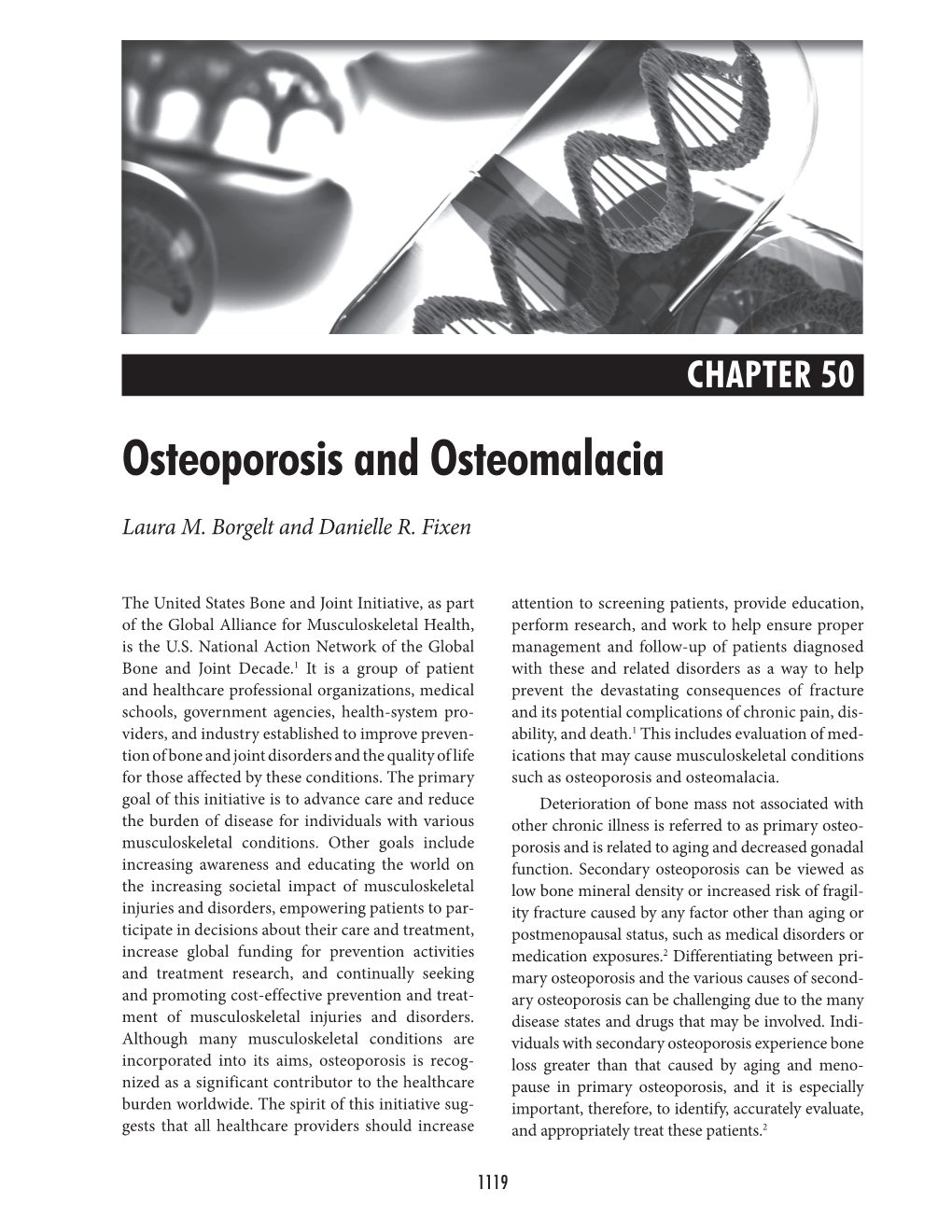 Osteoporosis and Osteomalacia