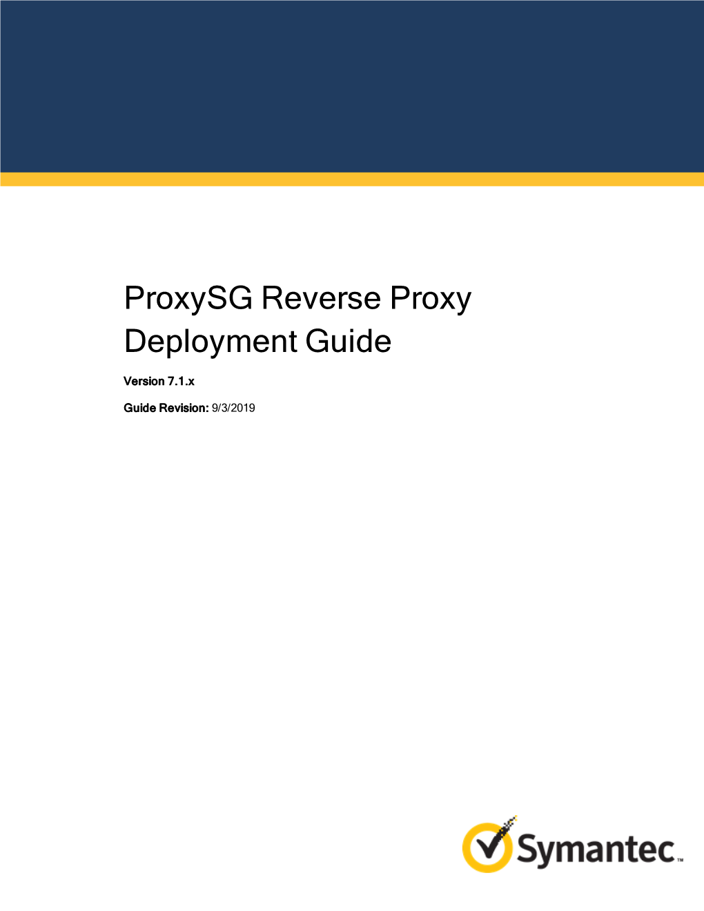 Proxysg Reverse Proxy Deployment Guide