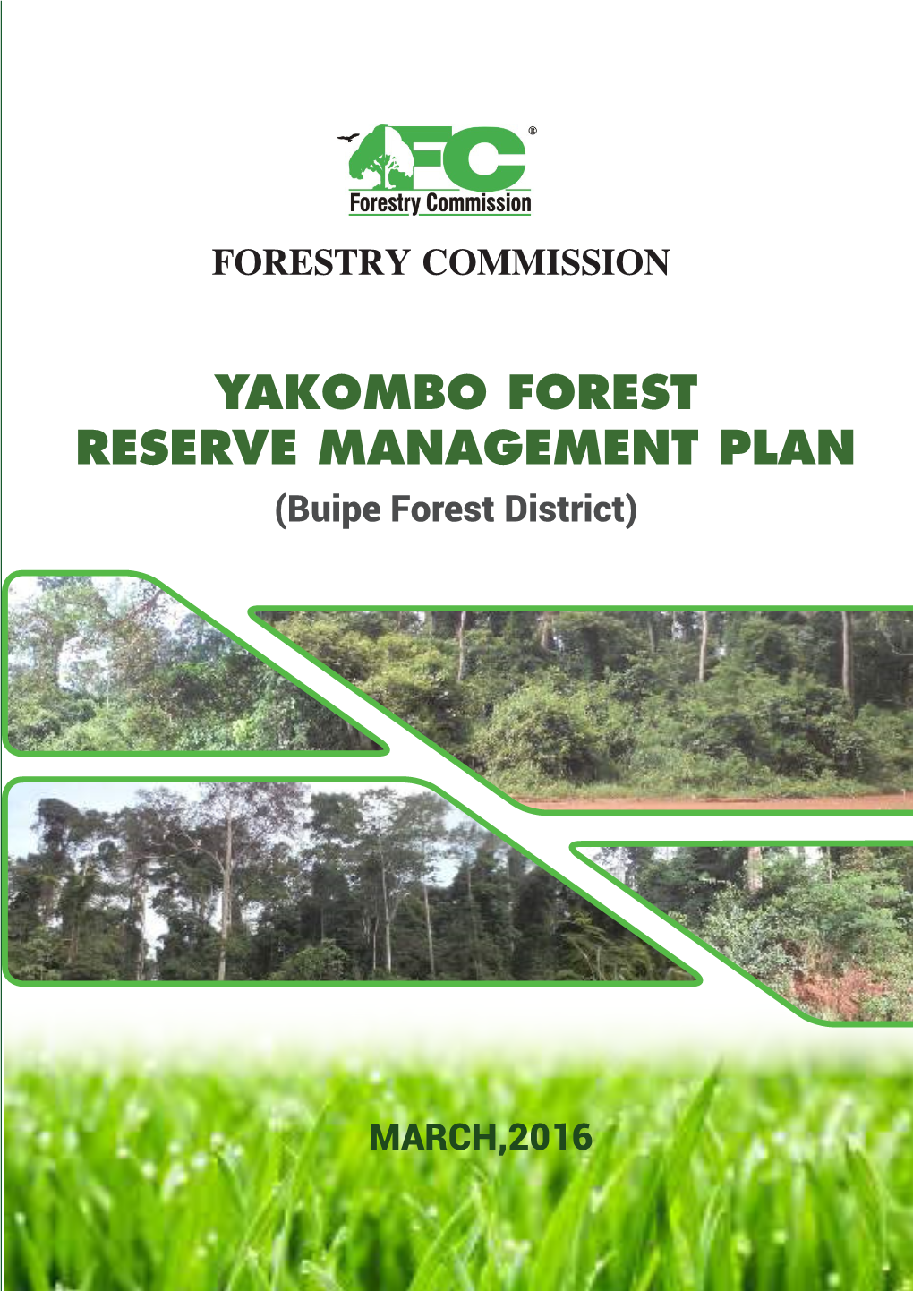 YAKOMBO FOREST RESERVE MANAGEMENT PLAN (Buipe Forest District)
