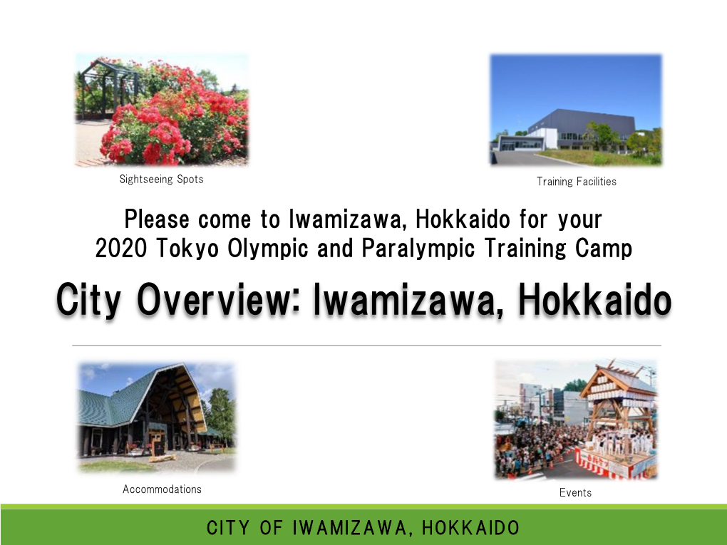 City Overview: Iwamizawa, Hokkaido