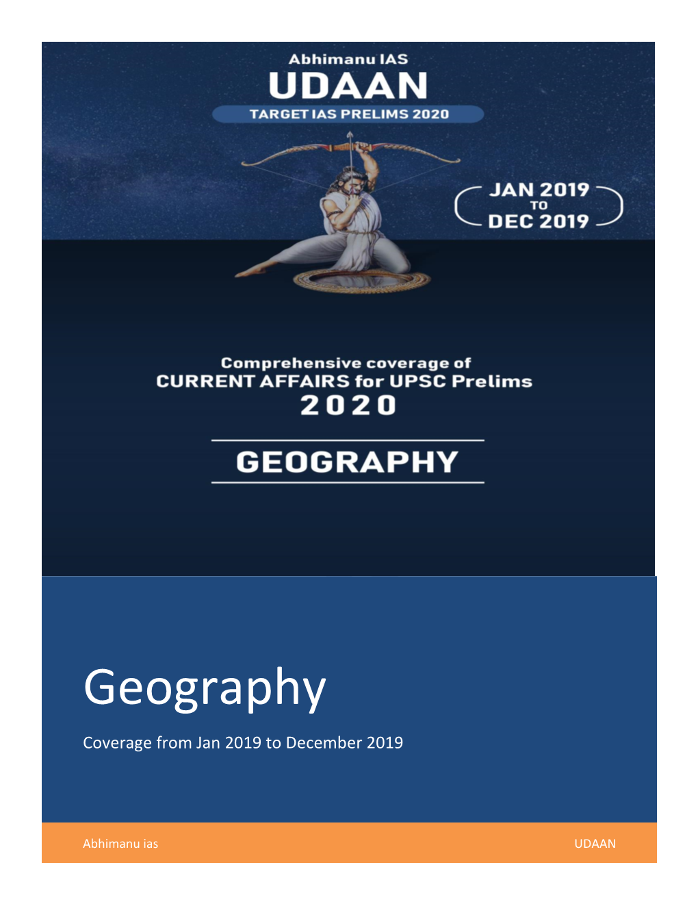 Geography Coverage from Jan 2019 to December 2019