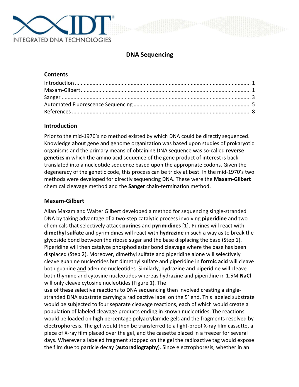 DNA Sequencing