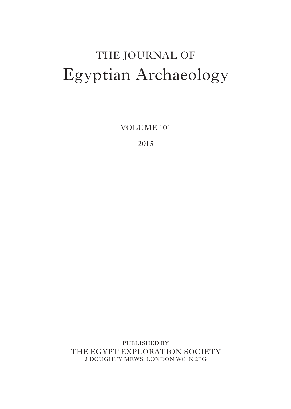 Egyptian Archaeology