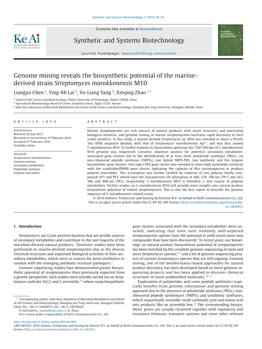 Genome Mining Reveals the Biosynthetic Potential of the Marine