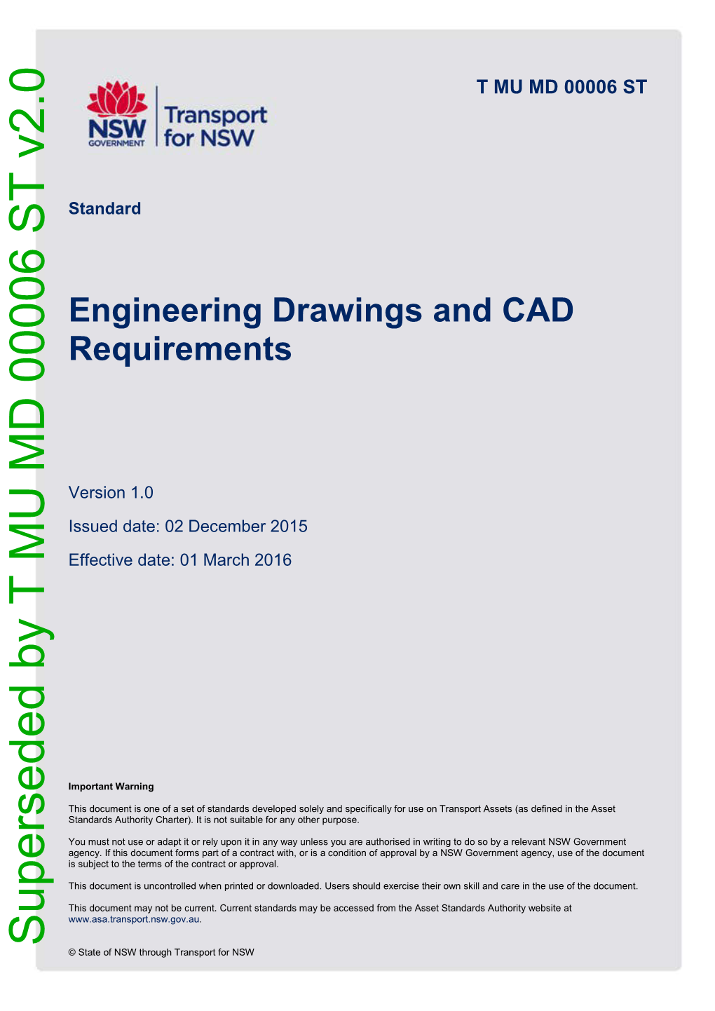 Engineering Drawings and CAD Requirements