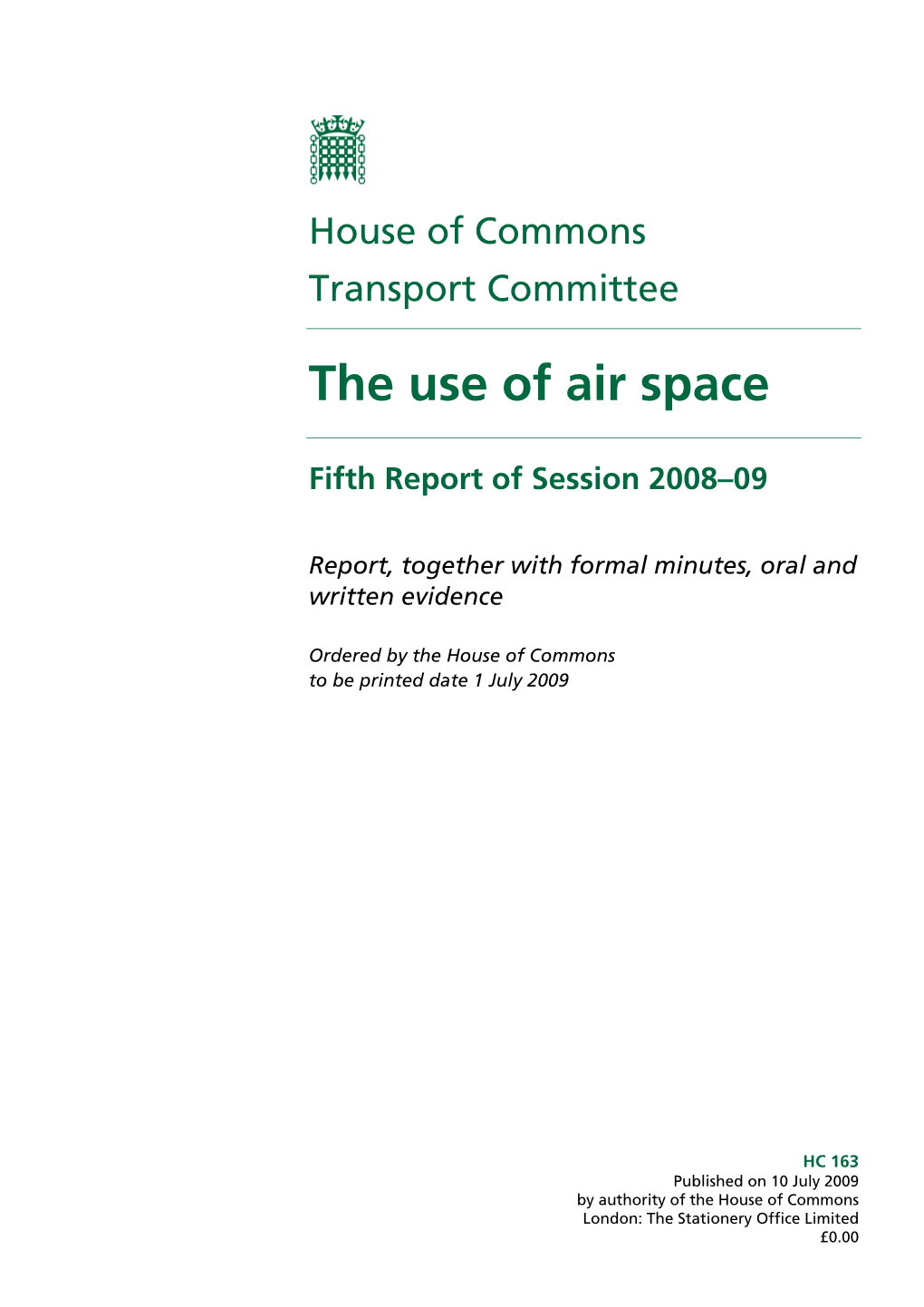 The Use of Air Space