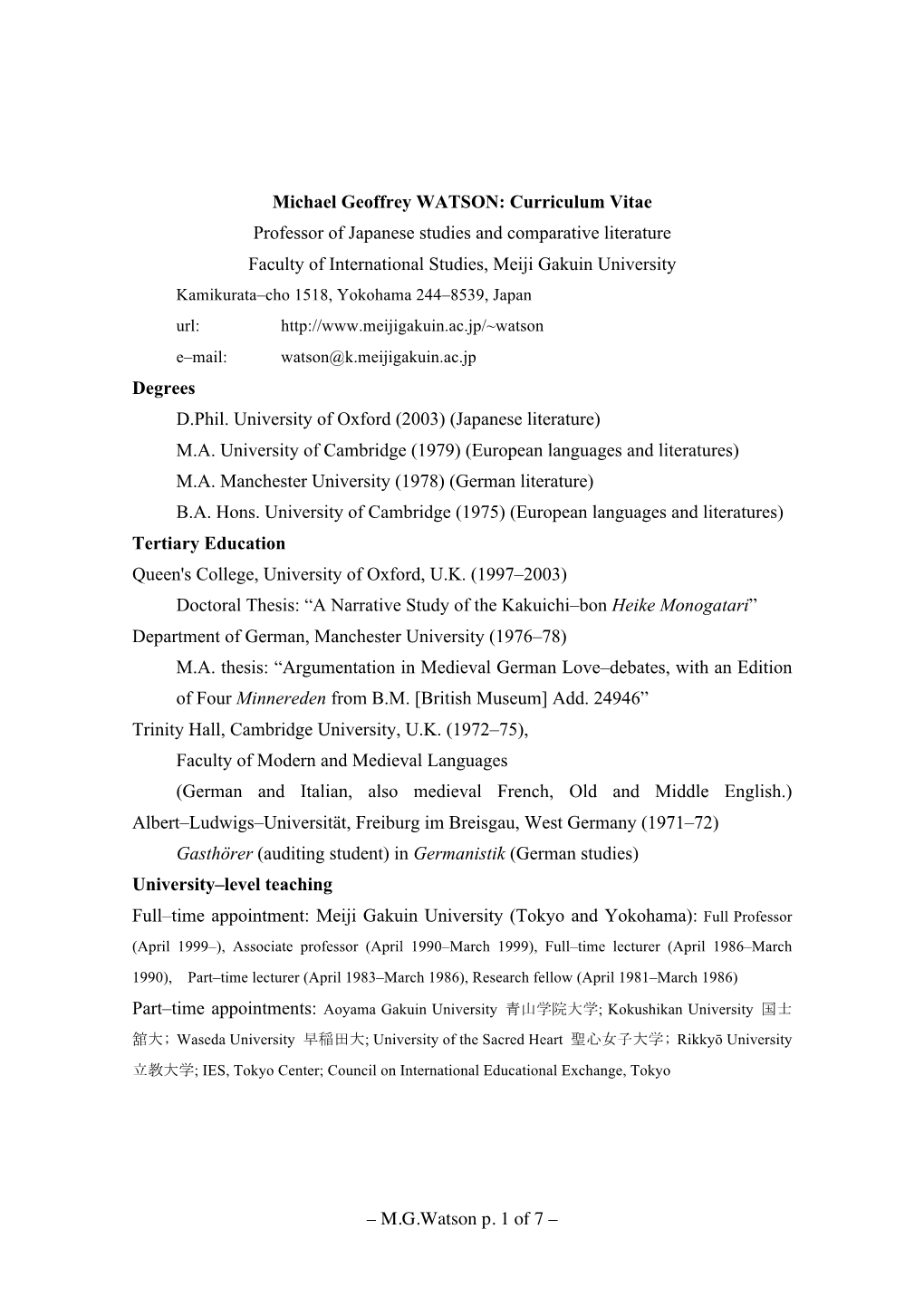 Watson-Cv.Pdf