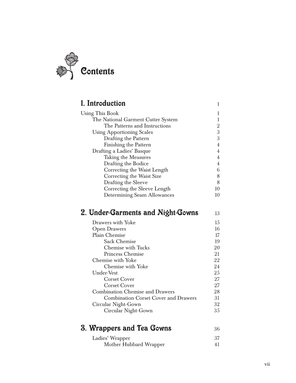 Table of Contents