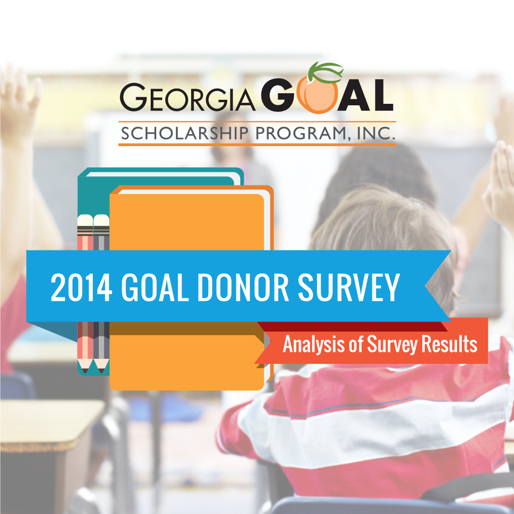 2014 Goal Donor Survey