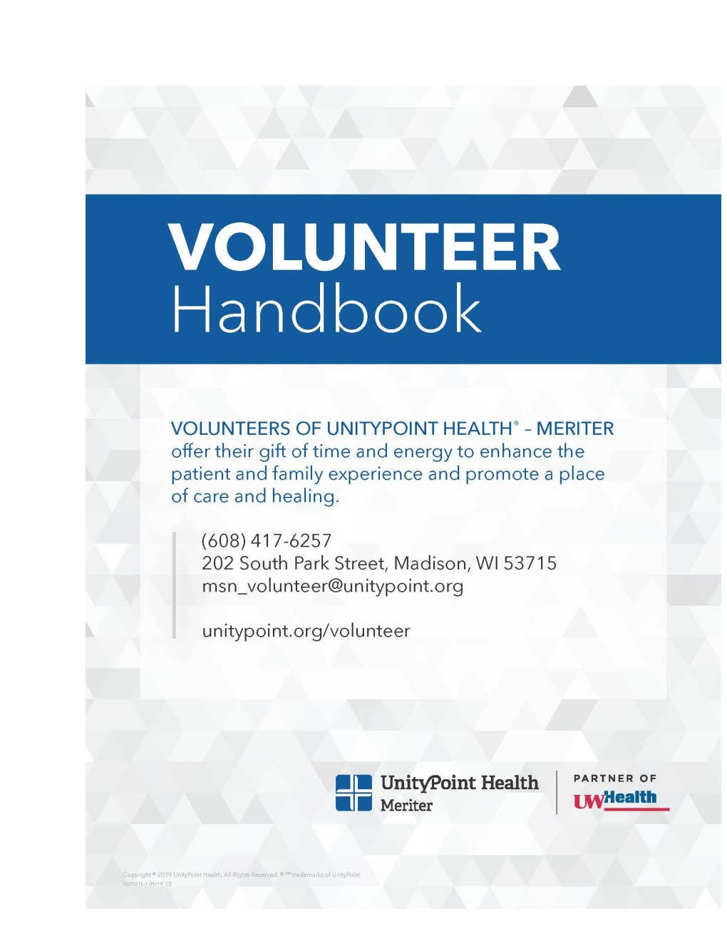 Volunteer Handbook