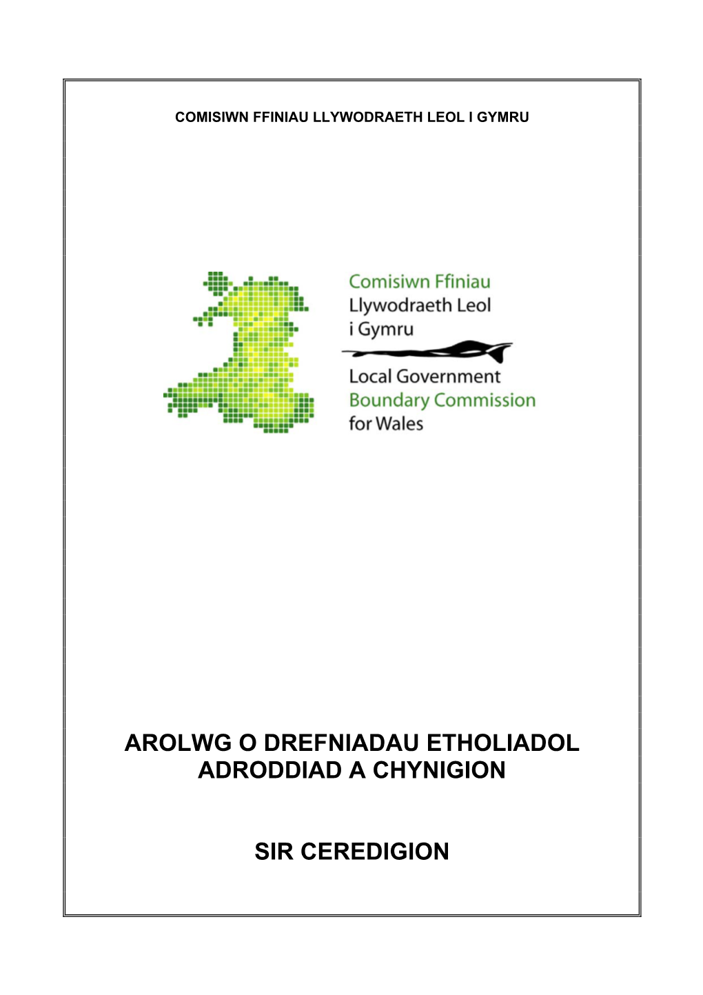 Local Government Boundary Commission for Wales