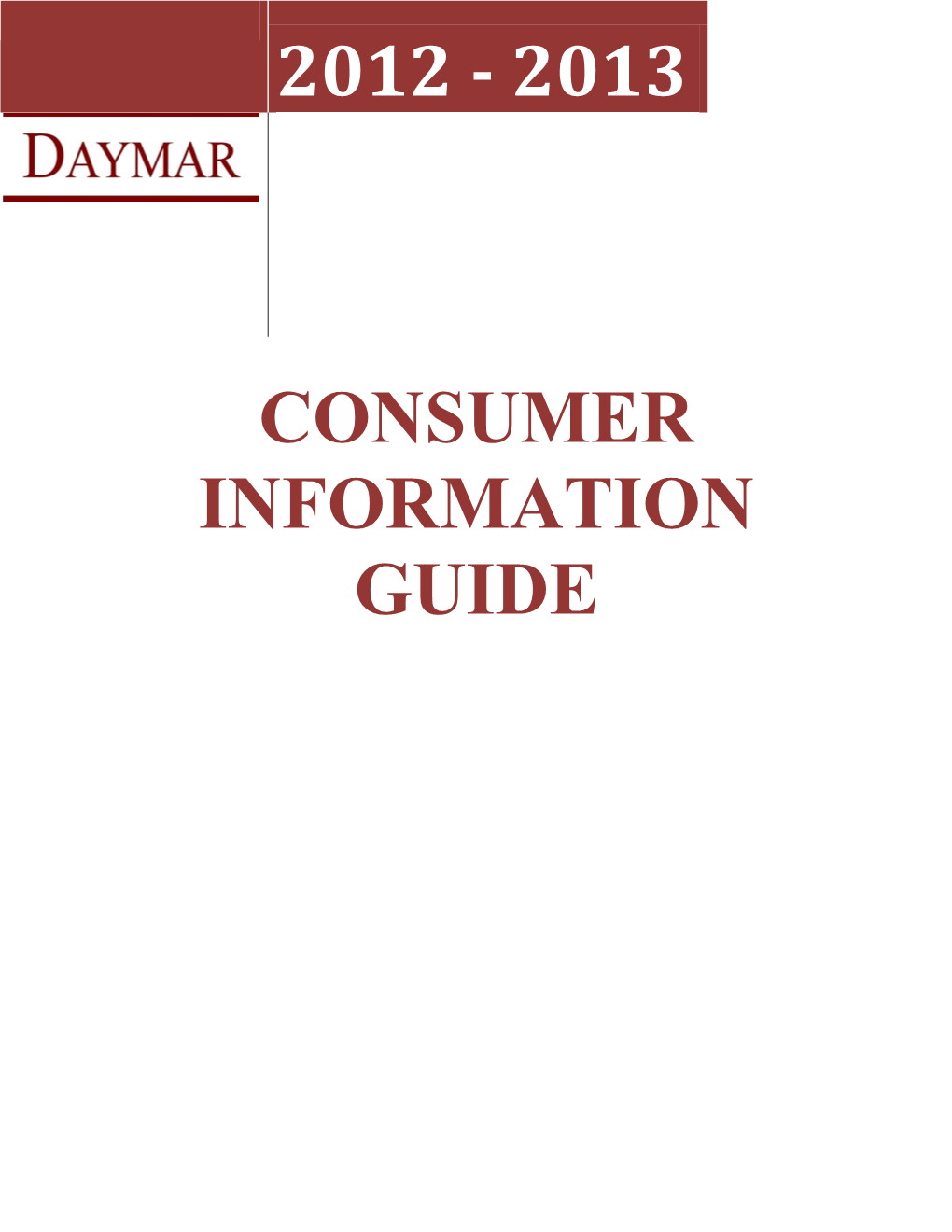 Consumer Information Guide