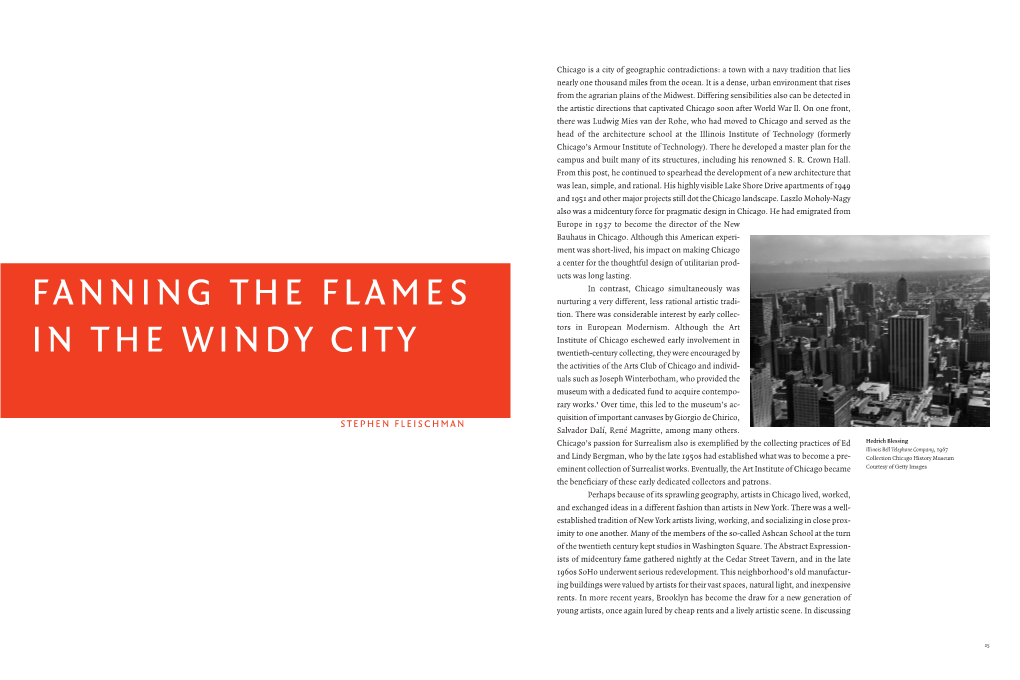 Fanning the Flames in the Windy City