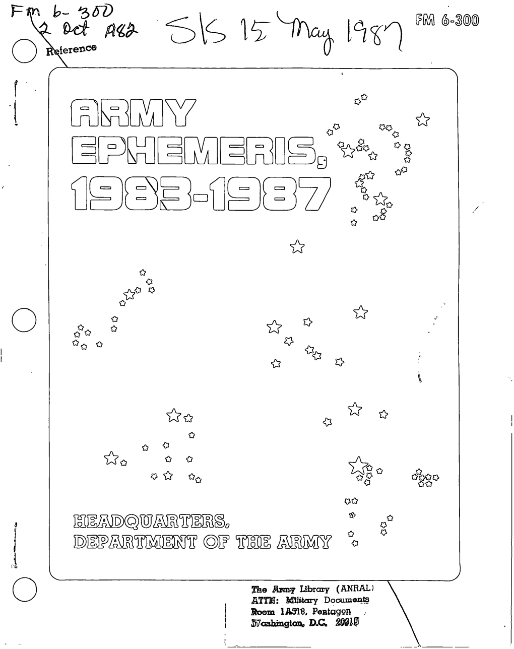 FM 6-300 O Effective 1 January 1983 FIELD MANUAL HEADQUARTERS DEPARTMENT of the ARMY .No