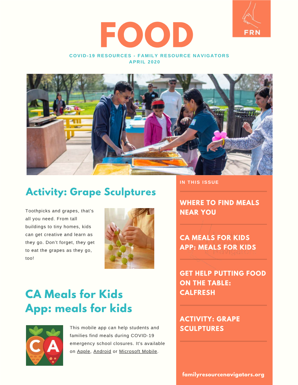 April 2020 FOOD Newsletter