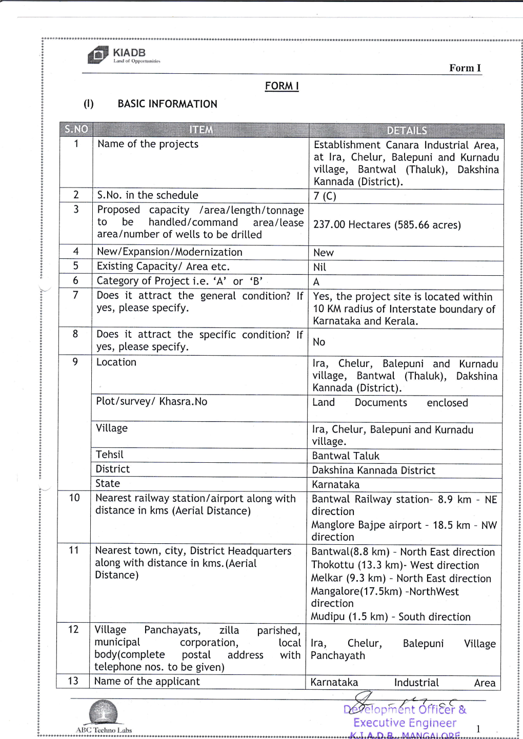 Municipa[ Corporation, [Oca[ Karnataka Lndustrial Area