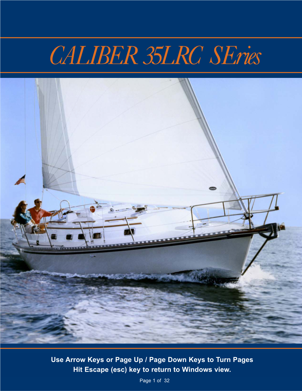 Caliber 35LRC Series Yacht Brochure