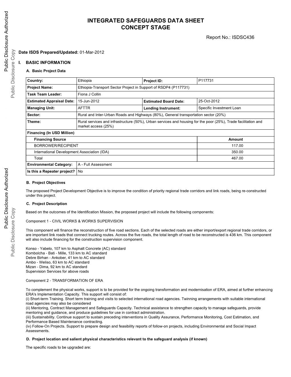 World Bank Document