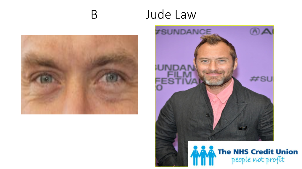 B Jude Law C Holly Willoughby B Fernando Alonso C Graham Norton a Bette Midler a Richard Hammond C Hugh Grant B Ronan Keating C Rita Ora C Michael Fassbender 1