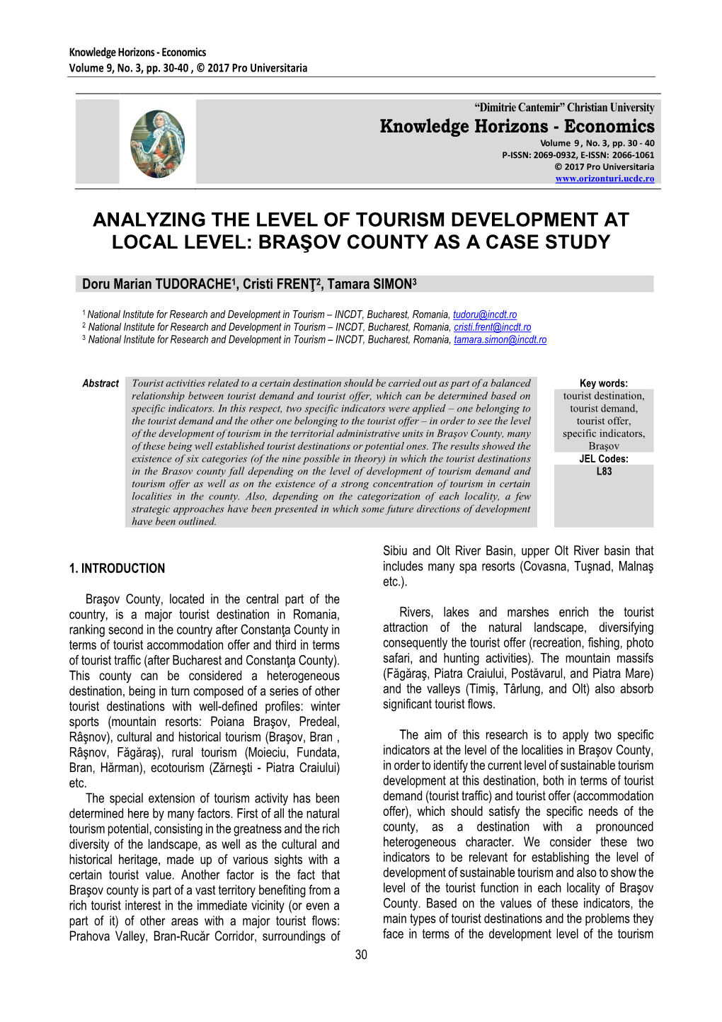 4. ANALYZING the LEVEL of TOURISM DEVELOPMENT.Pdf
