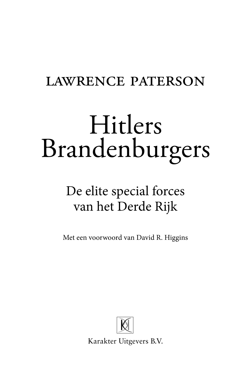 Hitlers Brandenburgers