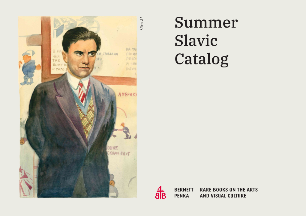 Summer Slavic Catalog