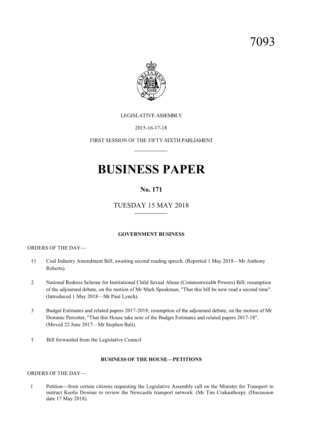 7093 Business Paper