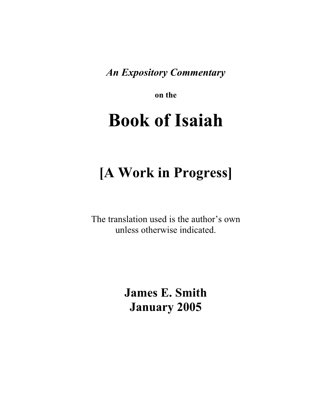 Book of Isaiah