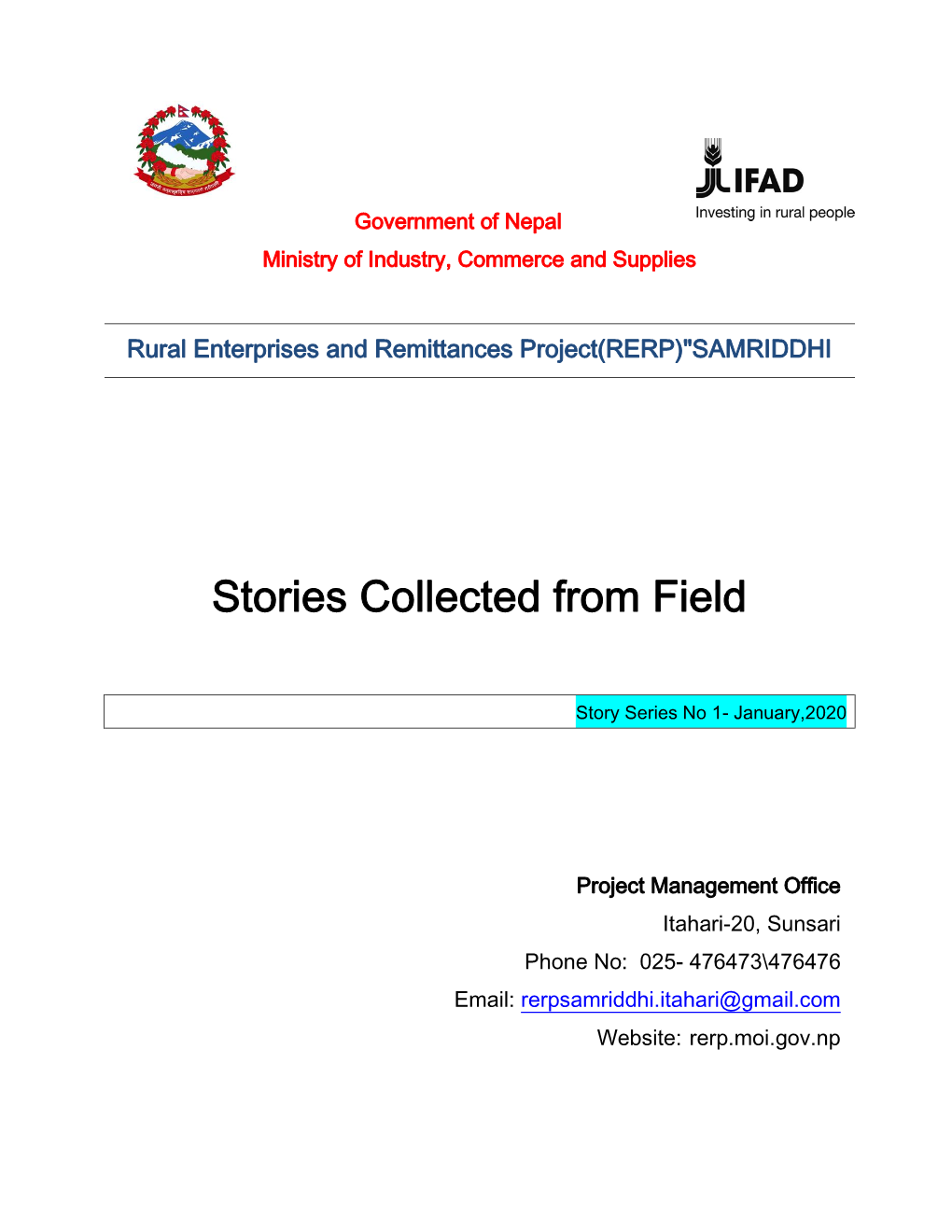 Stories Collected from Field