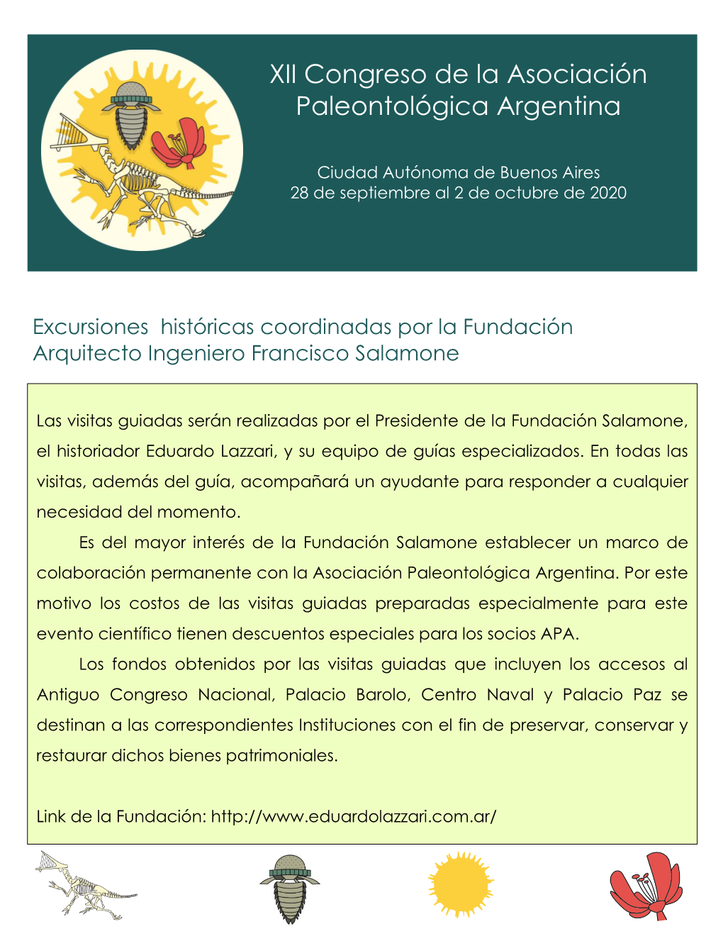 XII Congreso De La Asociación Paleontológica Argentina