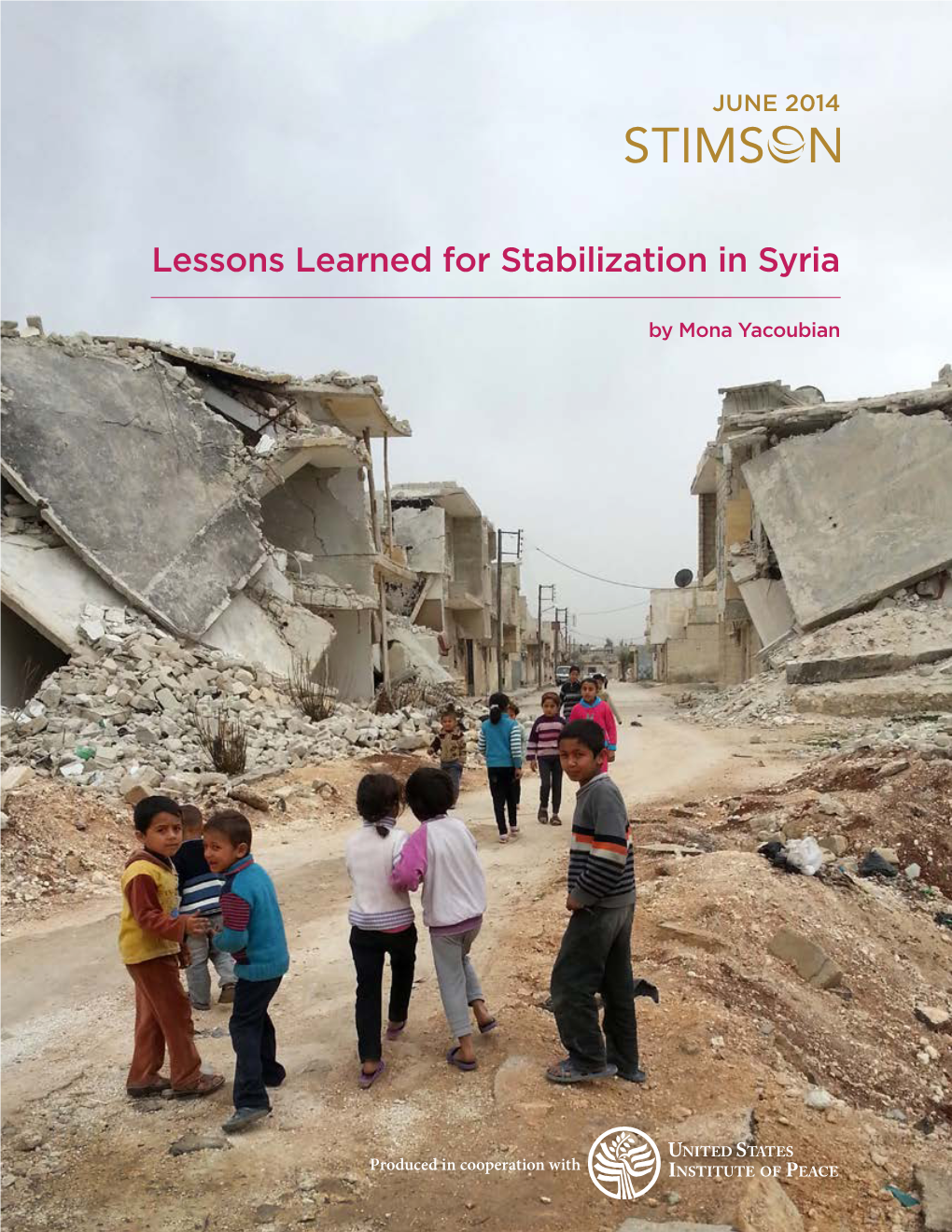 Lessons Learned for Stabilization in Syria