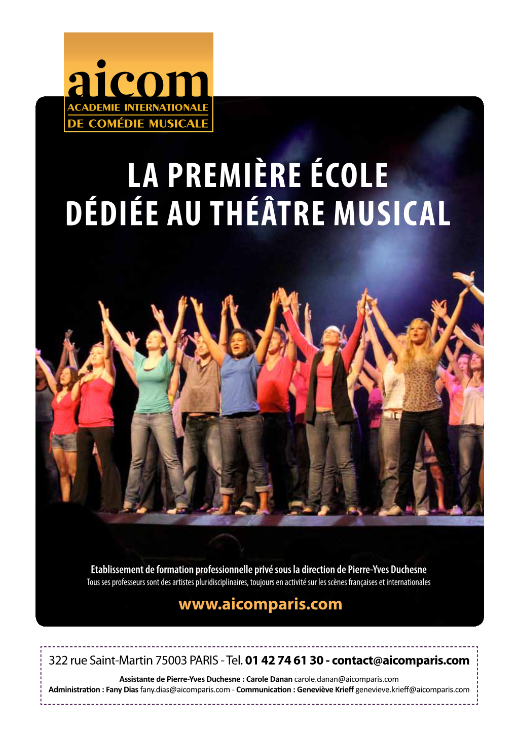 La Première École Dédiée Au Théâtre Musical